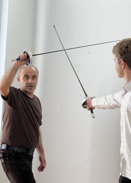 Мастер-класс по актерскому мастерству и фехтованию