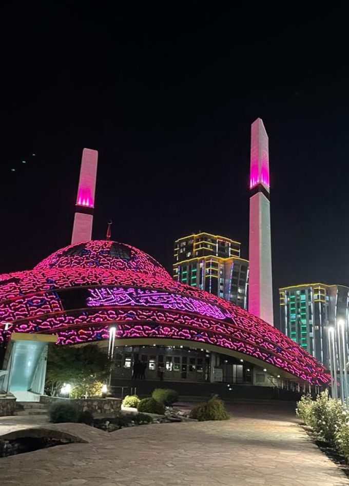 Шали, вечерний Грозный и Аргун