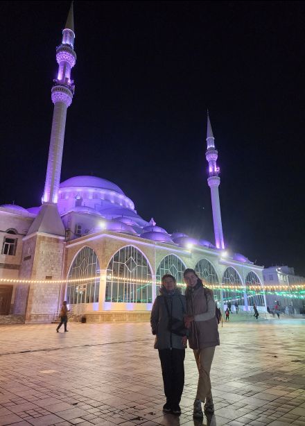 Огни ночной Махачкалы